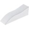 Plymor White Faux Leather Bracelet Ramp Display Stand, 2" W x 6.125" D x 2.5" H